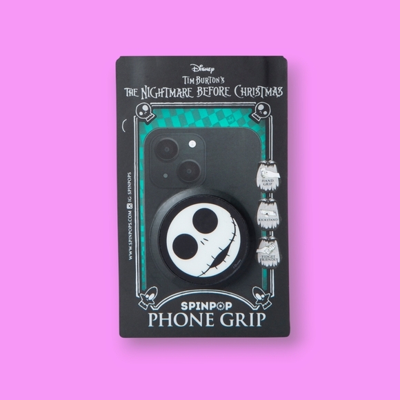 Disney The Nightmare Before Christmas Jack Skellington Spinpop Phone Grip - Picture 1 of 4
